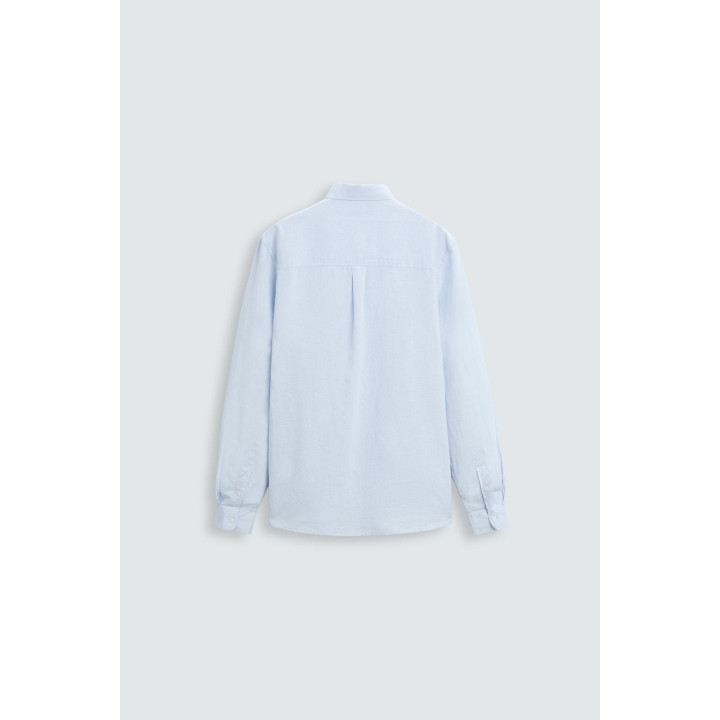 Рубашка из хлопка и льна