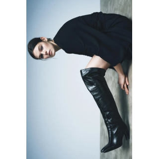 КОЖАНЫЕ САПОГИ НА ВЫСОКОМ КАБЛУКЕ — LIMITED EDITION