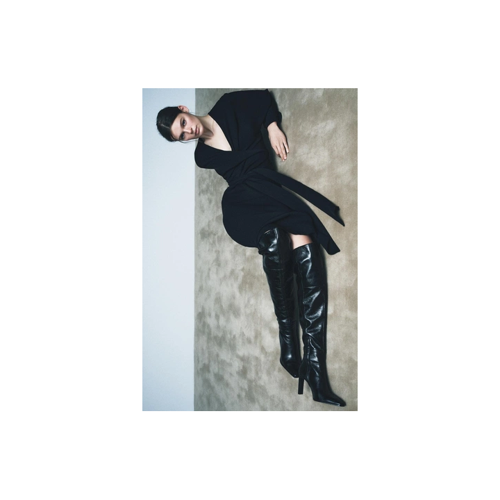 КОЖАНЫЕ САПОГИ НА ВЫСОКОМ КАБЛУКЕ — LIMITED EDITION