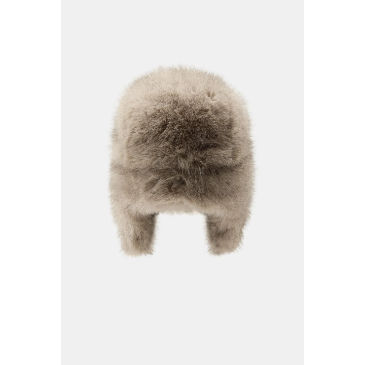 ШАПКА-УШАНКА ИЗ ИСКУССТВЕННОГО МЕХА