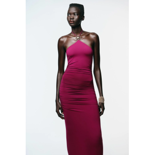 ПЛАТЬЕ ИЗ ПОЛИАМИДА ХАЛТЕР С СОЛНЦЕМ