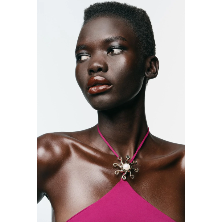 ПЛАТЬЕ ИЗ ПОЛИАМИДА ХАЛТЕР С СОЛНЦЕМ