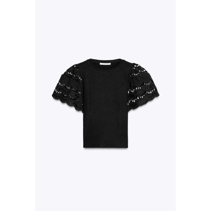 ТОП БЕЗ РУКАВОВ С ВЫШИВКОЙ