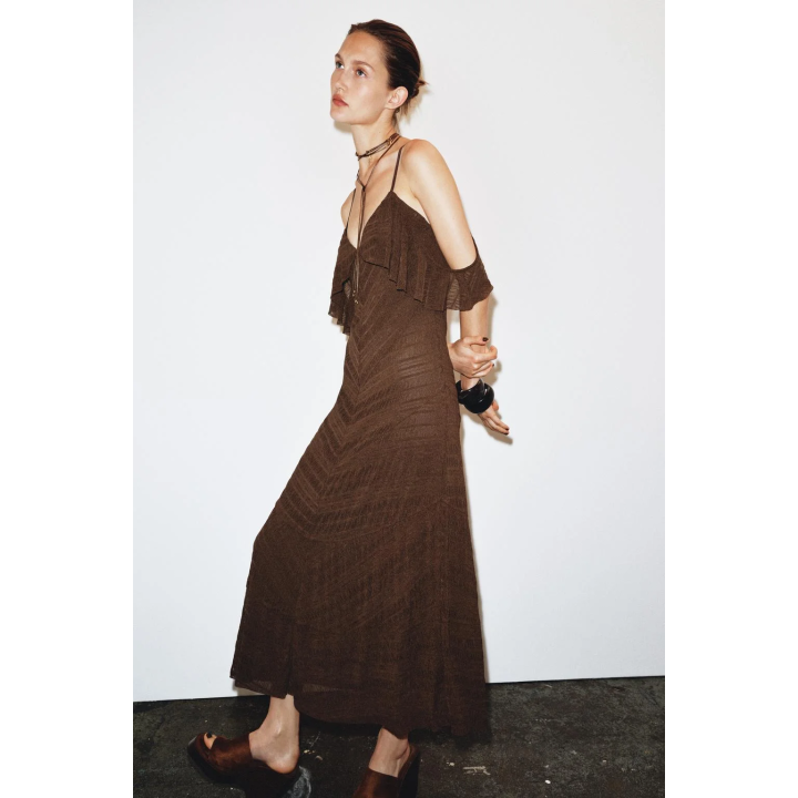 ПЛАТЬЕ МИДИ ФАКТУРНОЕ