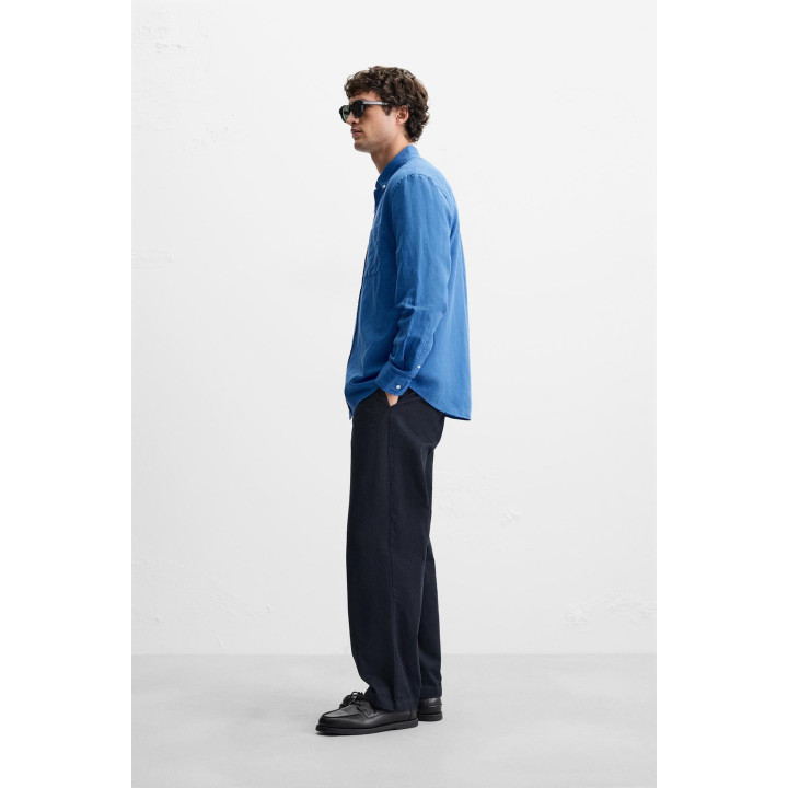 РУБАШКА ИЗ ХЛОПКА И ЛЬНА