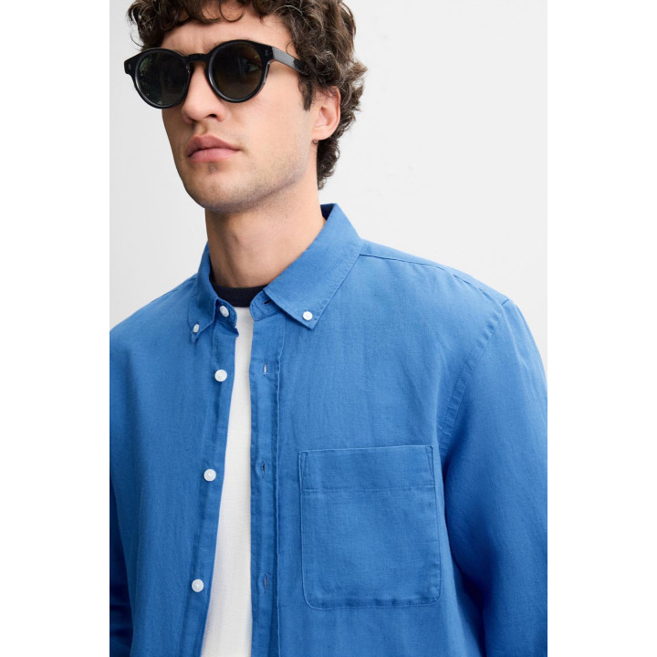 РУБАШКА ИЗ ХЛОПКА И ЛЬНА