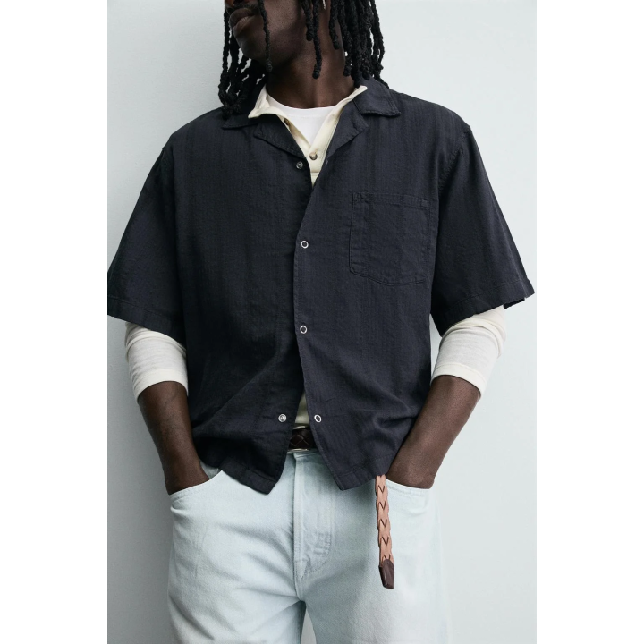 ЖАККАРДОВАЯ РУБАШКА В ПОЛОСКУ