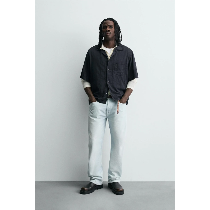 ЖАККАРДОВАЯ РУБАШКА В ПОЛОСКУ