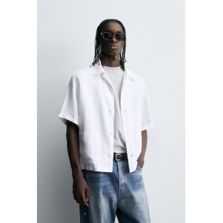 РУБАШКА RELAXED FIT ИЗ 100% КОНОПЛИ