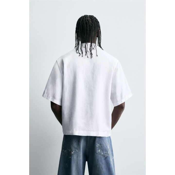 РУБАШКА RELAXED FIT ИЗ 100% КОНОПЛИ