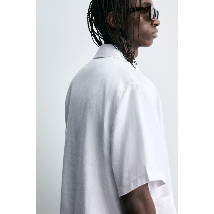 РУБАШКА RELAXED FIT ИЗ 100% КОНОПЛИ