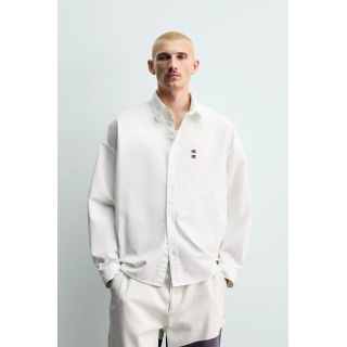 РУБАШКА ОКСФОРД С НАШИВКАМИ CHAMPION ® X ZARA