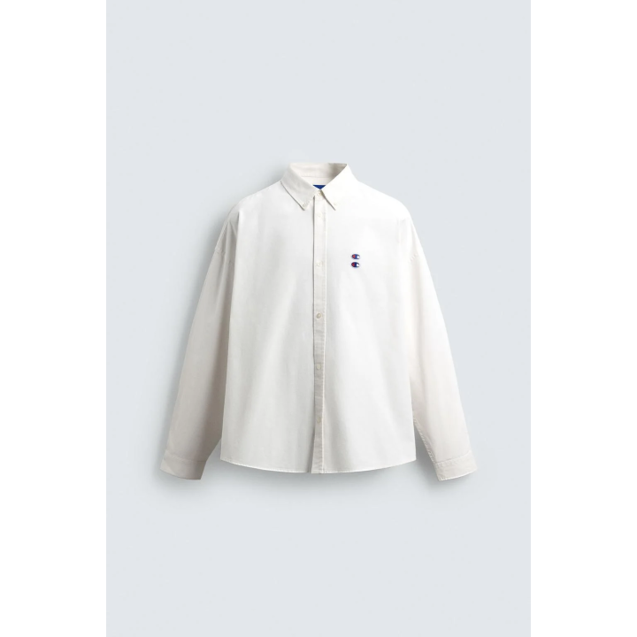 РУБАШКА ОКСФОРД С НАШИВКАМИ CHAMPION ® X ZARA