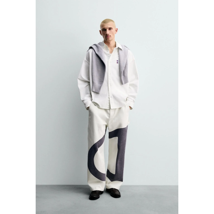 РУБАШКА ОКСФОРД С НАШИВКАМИ CHAMPION ® X ZARA