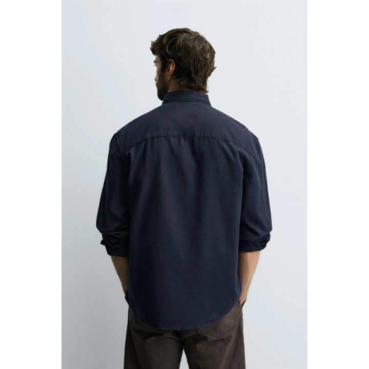 Рубашка в клетку из фланели