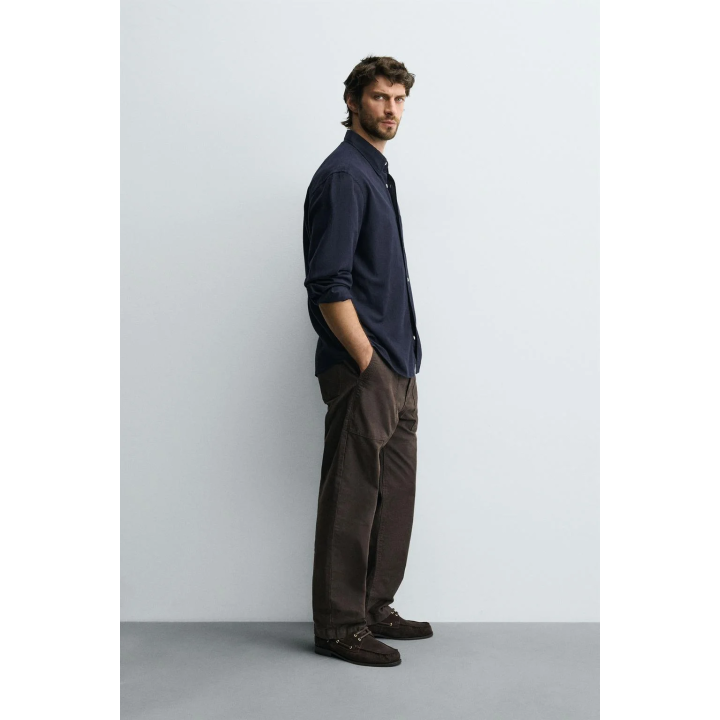 Рубашка в клетку из фланели