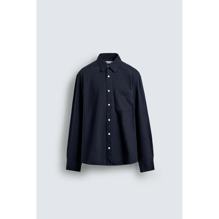 Рубашка в клетку из фланели