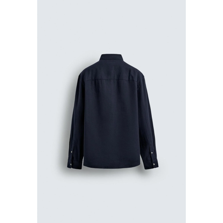 Рубашка в клетку из фланели