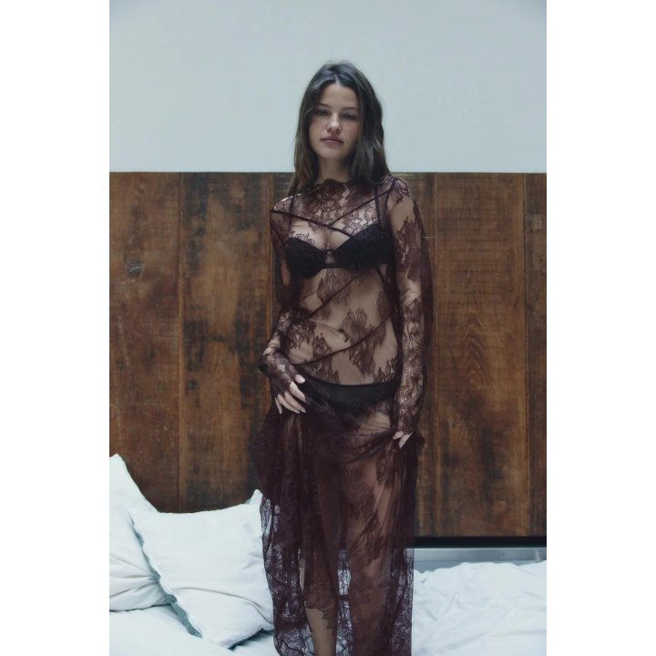 КРУЖЕВНОЕ ПЛАТЬЕ МИДИ