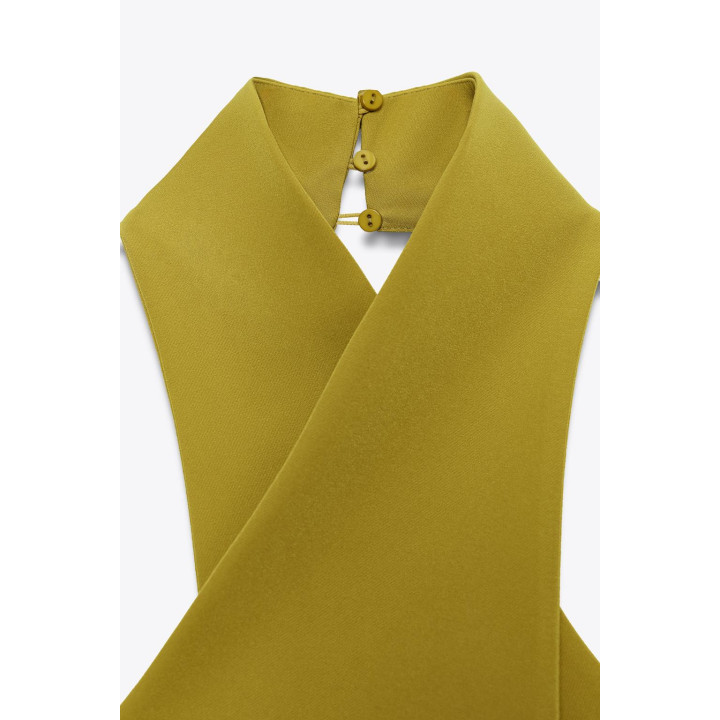 КРЕПОВЫЙ ТОП НА ЗАПАХЕ