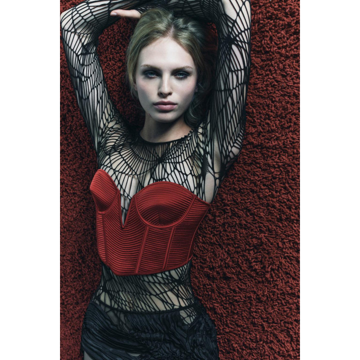 ТОП-КОРСЕТ НА КОСТОЧКАХ С ОТСТРОЧКОЙ LIMITED EDITION