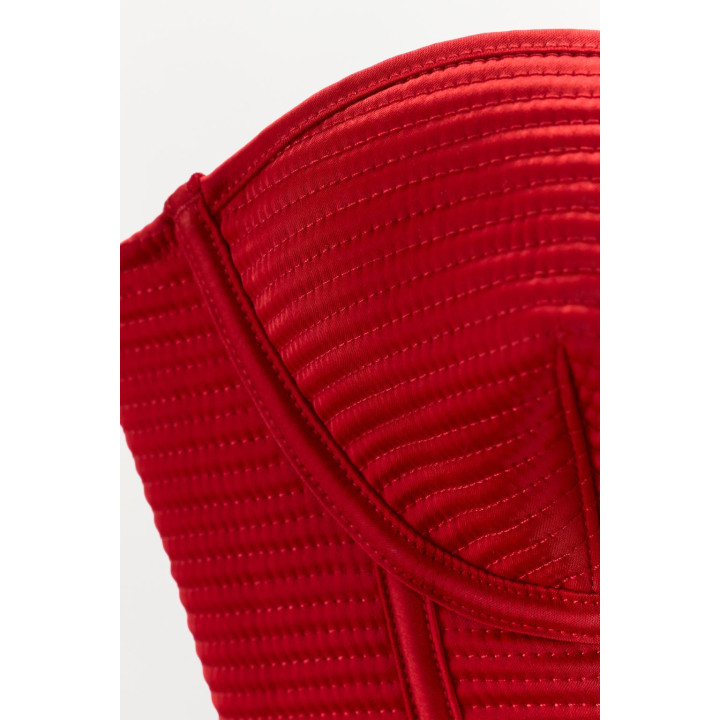 ТОП-КОРСЕТ НА КОСТОЧКАХ С ОТСТРОЧКОЙ LIMITED EDITION