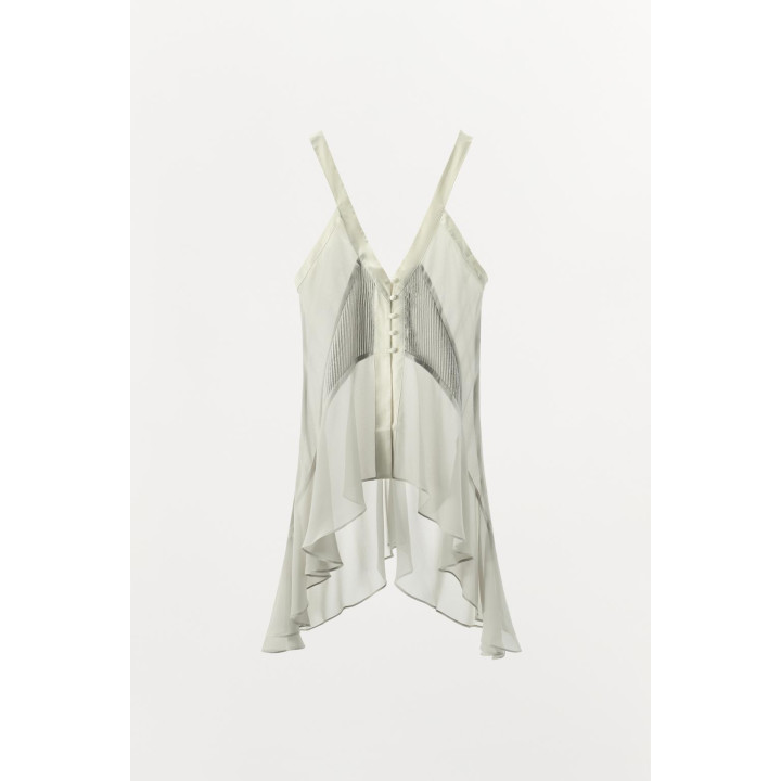 ЛЕГКИЙ ТОП ИЗ ЖОРЖЕТА