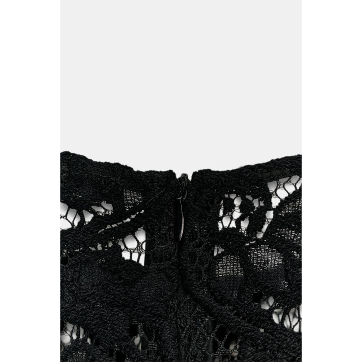 КРУЖЕВНОЙ ТОП С ПОДПЛЕЧНИКАМИ