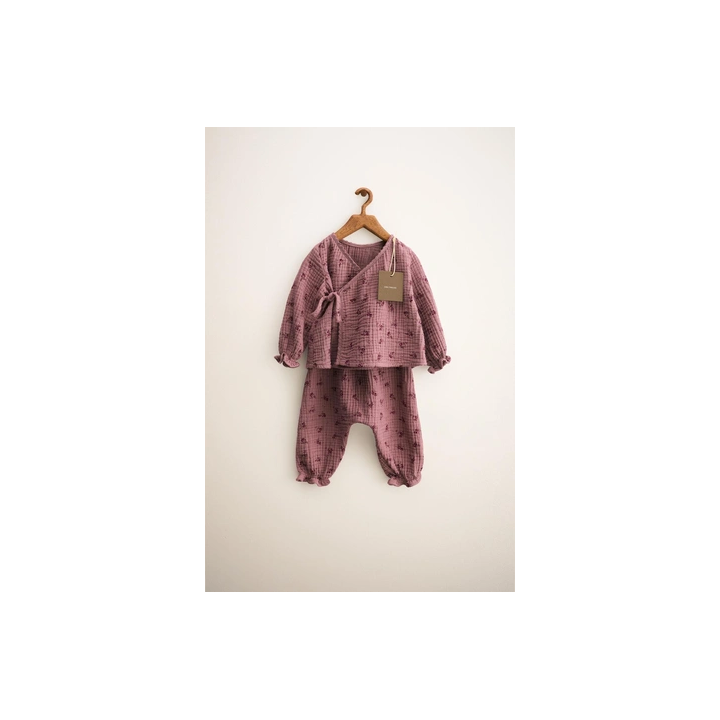 ZARA TIMELESS - КОМПЛЕКТ С ЦВЕТОЧНЫМ УЗОРОМ И ТЕКСТУРОЙ