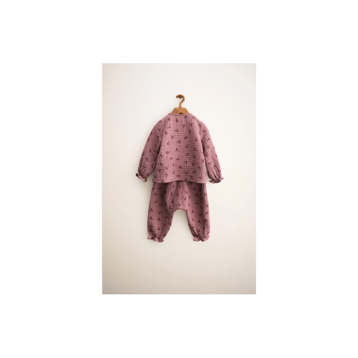 ZARA TIMELESS - КОМПЛЕКТ С ЦВЕТОЧНЫМ УЗОРОМ И ТЕКСТУРОЙ