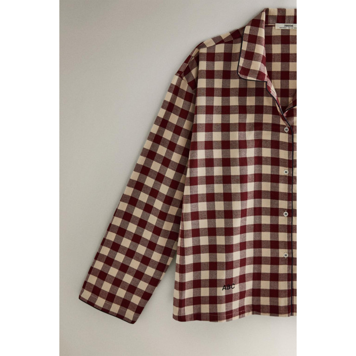 Рубашка в клетку gingham christmas