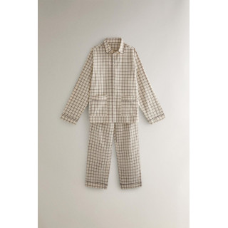 Набор рождественских пижам из хлопка в клетку