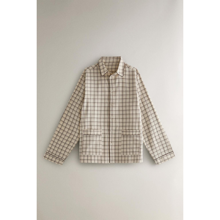 Набор рождественских пижам из хлопка в клетку