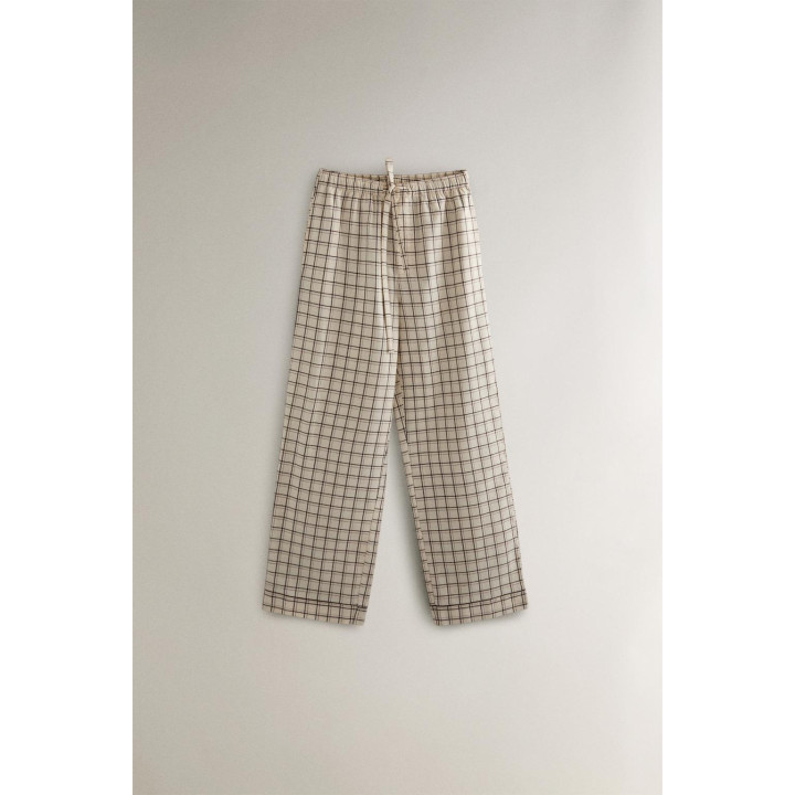 Набор рождественских пижам из хлопка в клетку