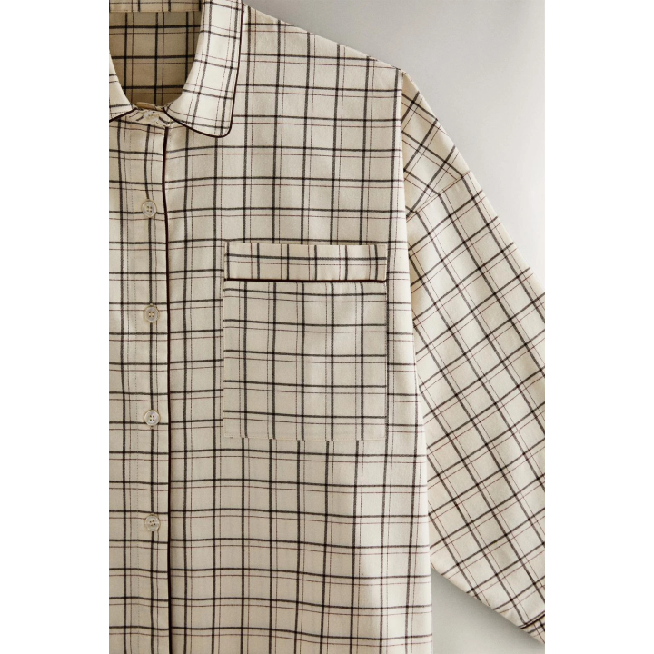 Набор рождественских пижам из хлопка в клетку