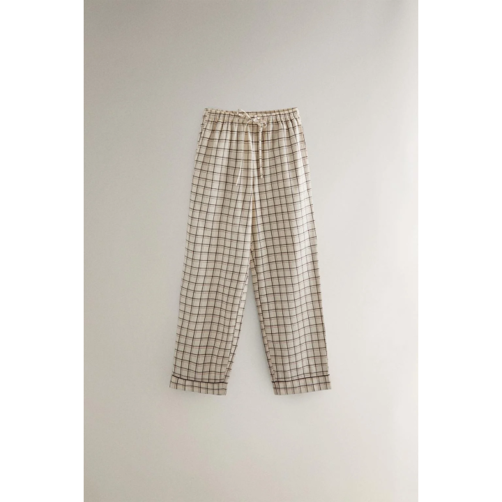 Набор рождественских пижам из хлопка в клетку