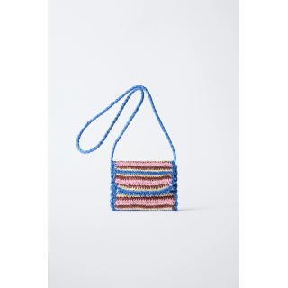 СУМКА ИЗ РАФИИ С ПЛЕЧЕВЫМ РЕМНЕМ