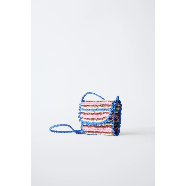 СУМКА ИЗ РАФИИ С ПЛЕЧЕВЫМ РЕМНЕМ