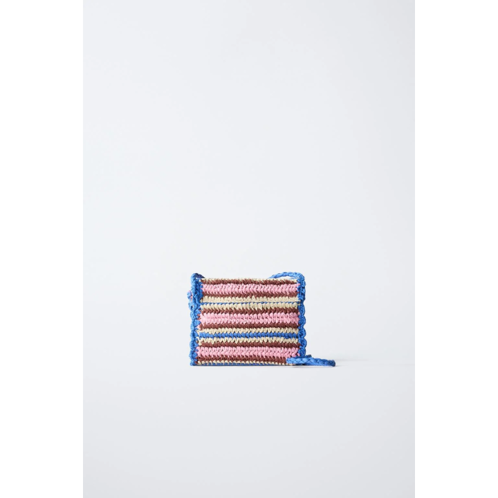 СУМКА ИЗ РАФИИ С ПЛЕЧЕВЫМ РЕМНЕМ