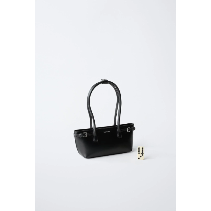 СУМКА С ПЛЕЧЕВЫМ РЕМНЕМ И ПРЯЖКАМИ