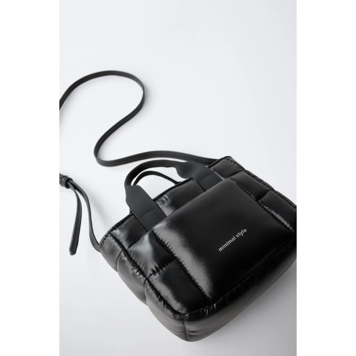 Сумка через плечо с стежками