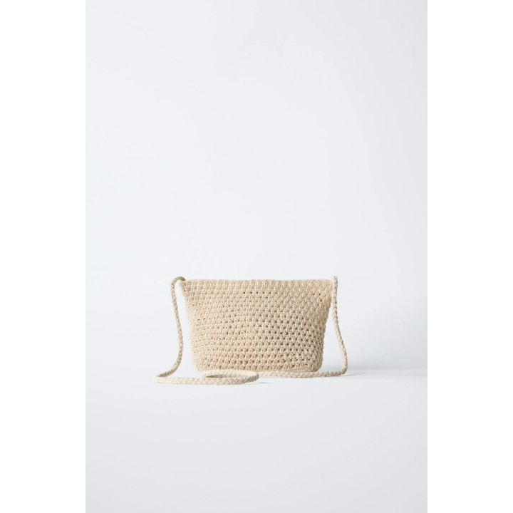 СУМКА ИЗ КРУЖЕВА КРОШЕ С ДЕТАЛЯМИ «ФРУКТЫ»