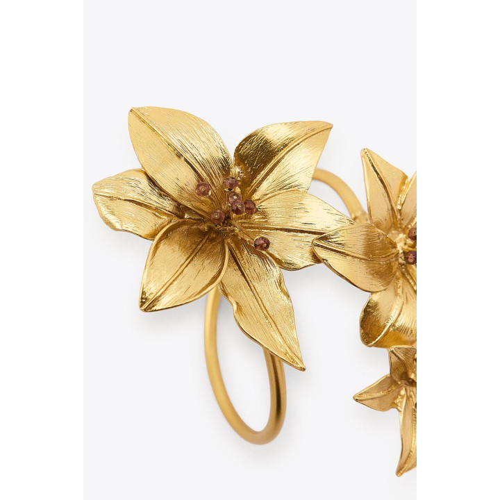 ДВОЙНОЙ БРАСЛЕТ С ЦВЕТАМИ