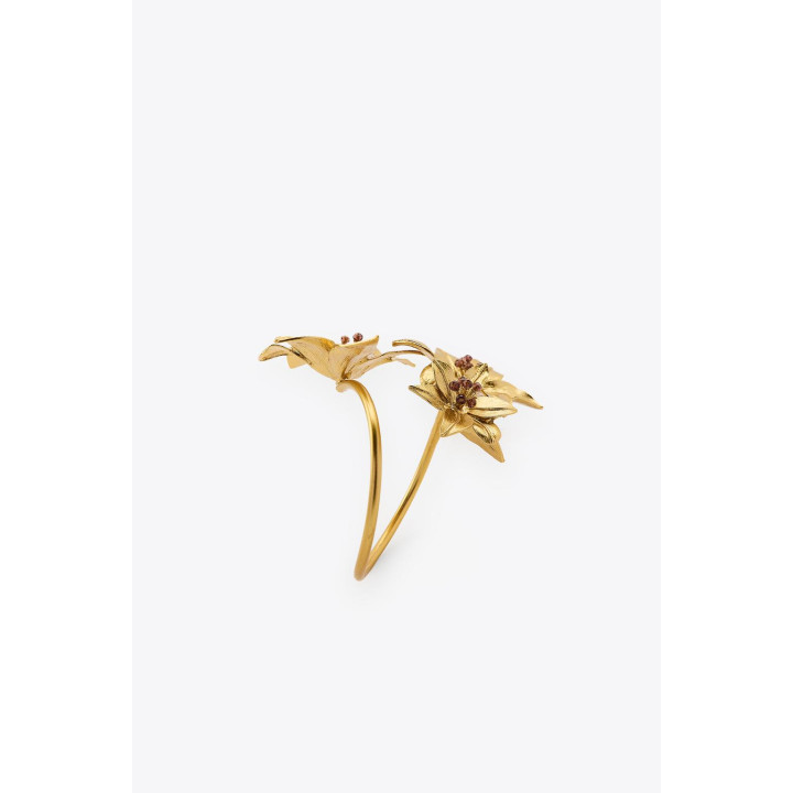 ДВОЙНОЙ БРАСЛЕТ С ЦВЕТАМИ