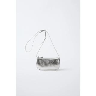 МЕТАЛЛИЗИРОВАННАЯ СУМКА С ПЛЕЧЕВЫМ РЕМНЕМ