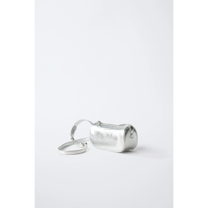 МЕТАЛЛИЗИРОВАННАЯ СУМКА С ПЛЕЧЕВЫМ РЕМНЕМ