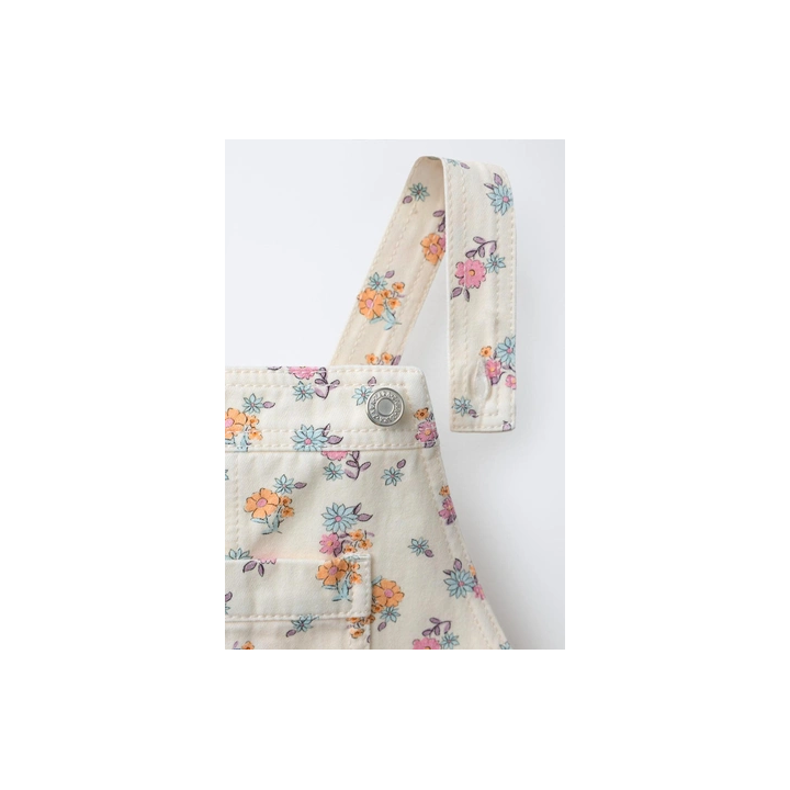 ДЛИННЫЙ КОМБИНЕЗОН С ЦВЕТОЧНЫМ ПРИНТОМ