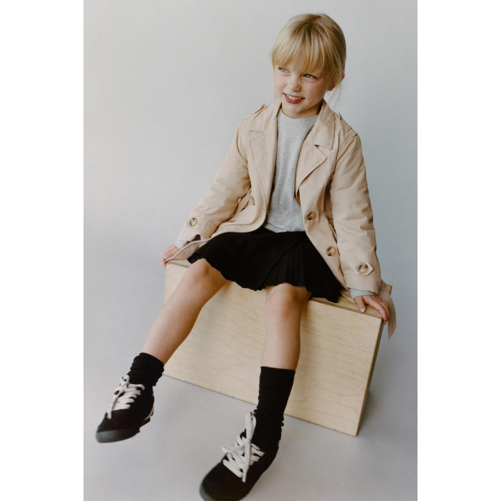 ЮБКА-ШОРТЫ СО СКЛАДКАМИ И ПРЯЖКОЙ