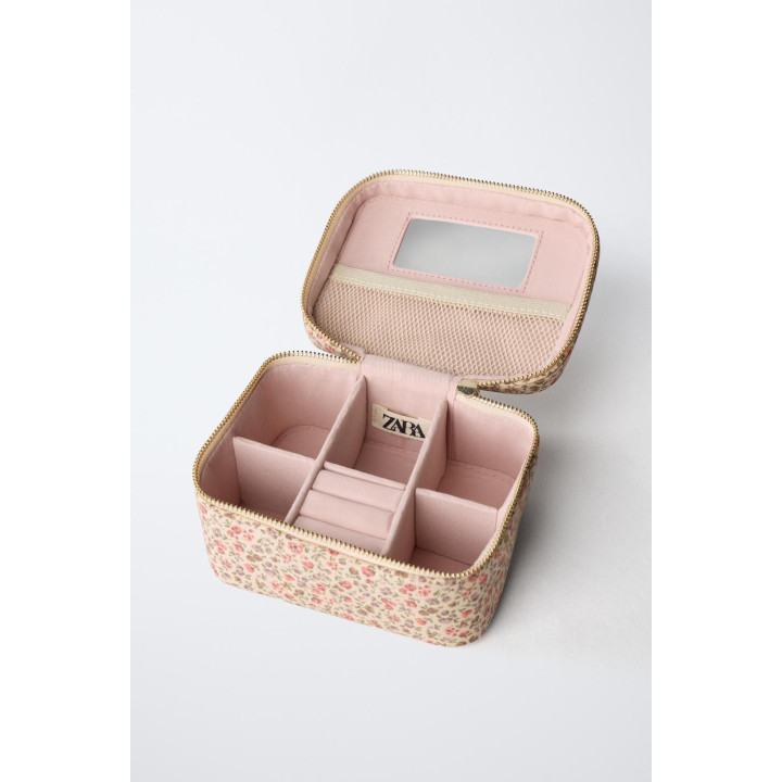 ШКАТУЛКА ДЛЯ УКРАШЕНИЙ С ЦВЕТОЧНЫМ ПРИНТОМ