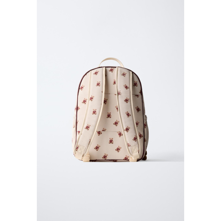 Школьный рюкзак с принтом медвежонка